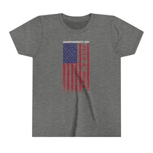 Load image into Gallery viewer, Independence Day USA Flag July 4th 2024 Youth Short Sleeve Tee
