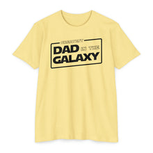 Load image into Gallery viewer, Greatest Dad in the Galaxy Unisex CVC Jersey T-shirt
