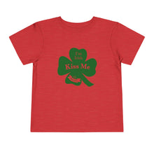 Load image into Gallery viewer, Kiss Me I’m Irish St Patrick’s Day Toddler Short Sleeve Tee
