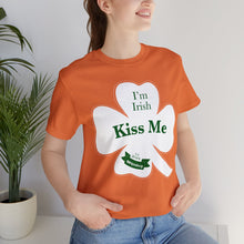 Load image into Gallery viewer, St. Patricks Day 2024 Kiss Me I am Irish Unisex Softstyle T-Shirt
