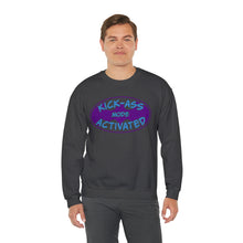 Load image into Gallery viewer, Kick Ass Mode Activated F Cancer Unisex Heavy Blend™ Crewneck Sweatshirt
