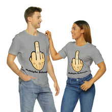 Load image into Gallery viewer, MS Middle Finger Unisex Jersey Crew Neck T-shirt
