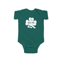 Load image into Gallery viewer, Kiss Me Im Irish Infant Fine Jersey Bodysuit
