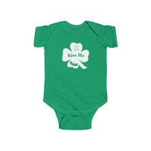 Load image into Gallery viewer, Kiss Me Im Irish Infant Fine Jersey Bodysuit
