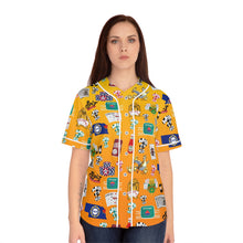 Load image into Gallery viewer, What’s Wild Fun Women&#39;s Baseball Jersey with Colorful Game-Inspired Design
