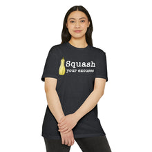 Load image into Gallery viewer, Squash Your Excuses Motivational Unisex CVC Jersey T-shirt
