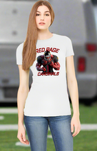 Load image into Gallery viewer, Cardinals Red Rage #1 Women’s Football Fan Favorite Soft Shirt
