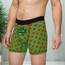 Load image into Gallery viewer, Kiss Me I’m Irish Green Men&#39;s Boxers (AOP)
