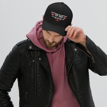 Load image into Gallery viewer, Top Dad Best Dad Ever Fathers Day Flex Fit Structured Twill Cap
