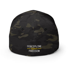 Load image into Gallery viewer, Health Coach Heartbeat discipline equals freedom Flex Fit Structured Twill Cap
