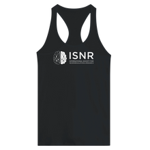 Load image into Gallery viewer, ISNR Logo Women&#39;s Ideal Racerback Tank | Next Level 1533 Royal blue or Black
