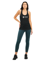 Load image into Gallery viewer, ISNR Logo Women&#39;s Ideal Racerback Tank | Next Level 1533 Royal blue or Black
