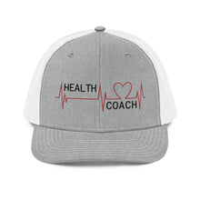 Load image into Gallery viewer, Health Coach Heartbeat Trucker Cap
