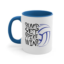 Load image into Gallery viewer, Bump Set Spike Win Accent Coffee Mug, 11oz
