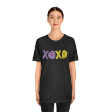 Load image into Gallery viewer, XOXO Kiss Me Be Mine Sweetheart Candy Valentines Day Unisex Jersey Short Sleeve Tee
