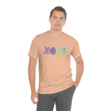 Load image into Gallery viewer, XOXO Kiss Me Be Mine Sweetheart Candy Valentines Day Unisex Jersey Short Sleeve Tee
