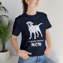 Load image into Gallery viewer, Labrador Retriever Mom Soft Jersey Short Sleeve Tee
