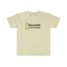 Load image into Gallery viewer, Squash your Excuses Unisex Softstyle T-shirt
