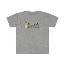 Load image into Gallery viewer, Squash your Excuses Unisex Softstyle T-shirt
