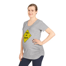 Load image into Gallery viewer, Baby on Board Street Sign Male Female Women&#39;s Maternity Tee
