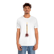 Load image into Gallery viewer, A F@#king Pencil John Wick 4 Bloody Pencil with Flame Unisex Jersey Short Sleeve Tee
