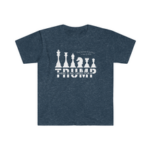 Load image into Gallery viewer, The World of Politics is Like Chess There is No Need for a Trump USA Unisex Softstyle T-Shirt
