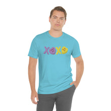 Load image into Gallery viewer, XOXO Kiss Me Be Mine Sweetheart Candy Valentines Day Unisex Jersey Short Sleeve Tee
