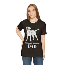 Load image into Gallery viewer, Labrador Retriever Dad Soft Unisex Jersey Short Sleeve Tee
