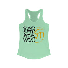 Load image into Gallery viewer, Bump Set Spike Win Women&#39;s Ideal Racerback Tank
