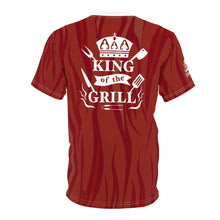 Load image into Gallery viewer, King of the Grill BBQ Fathers Day Unisex AOP Cut &amp; Sew T-shirt
