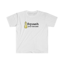 Load image into Gallery viewer, Squash your Excuses Unisex Softstyle T-shirt
