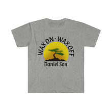 Load image into Gallery viewer, Wax On Wax Off Daniel Son Karate Kid Miyagi Do Unisex Softstyle T-Shirt
