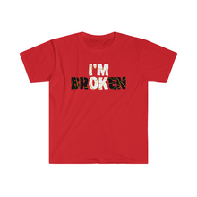 Load image into Gallery viewer, I’m Broken Kentsugi Style Motivation Unisex Softstyle T-Shirt
