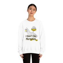 Load image into Gallery viewer, I Don’t Do Mornings Unisex Heavy Blend™ Crewneck Sweatshirt
