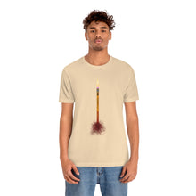 Load image into Gallery viewer, A F@#king Pencil John Wick 4 Bloody Pencil with Flame Unisex Jersey Short Sleeve Tee
