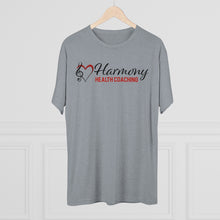 Load image into Gallery viewer, Harmony Health Coaching Unisex Tri-Blend Crew Tee
