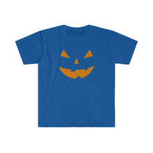 Load image into Gallery viewer, Halloween Pumpkin Face Unisex Softstyle T-Shirt
