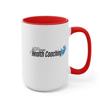 Load image into Gallery viewer, Jetstream Health Coaching Two-Tone Coffee Mugs, 15oz
