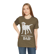 Load image into Gallery viewer, Labrador Retriever Dad Soft Unisex Jersey Short Sleeve Tee
