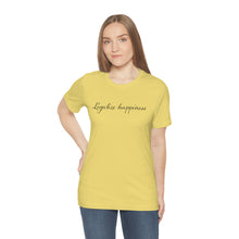 Load image into Gallery viewer, Legalize Happiness Motivational Unisex Jersey Short Sleeve Tee
