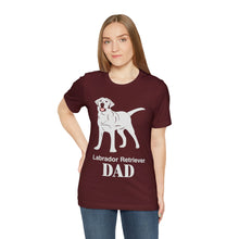 Load image into Gallery viewer, Labrador Retriever Dad Soft Unisex Jersey Short Sleeve Tee
