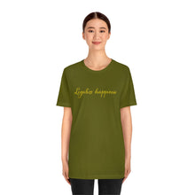 Load image into Gallery viewer, Legalize Happiness Motivational Unisex Jersey Short Sleeve Tee
