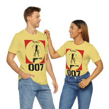 Load image into Gallery viewer, James Bond Martinis Girls and Guns 007 Soft Unisex Jersey Short Sleeve Tee
