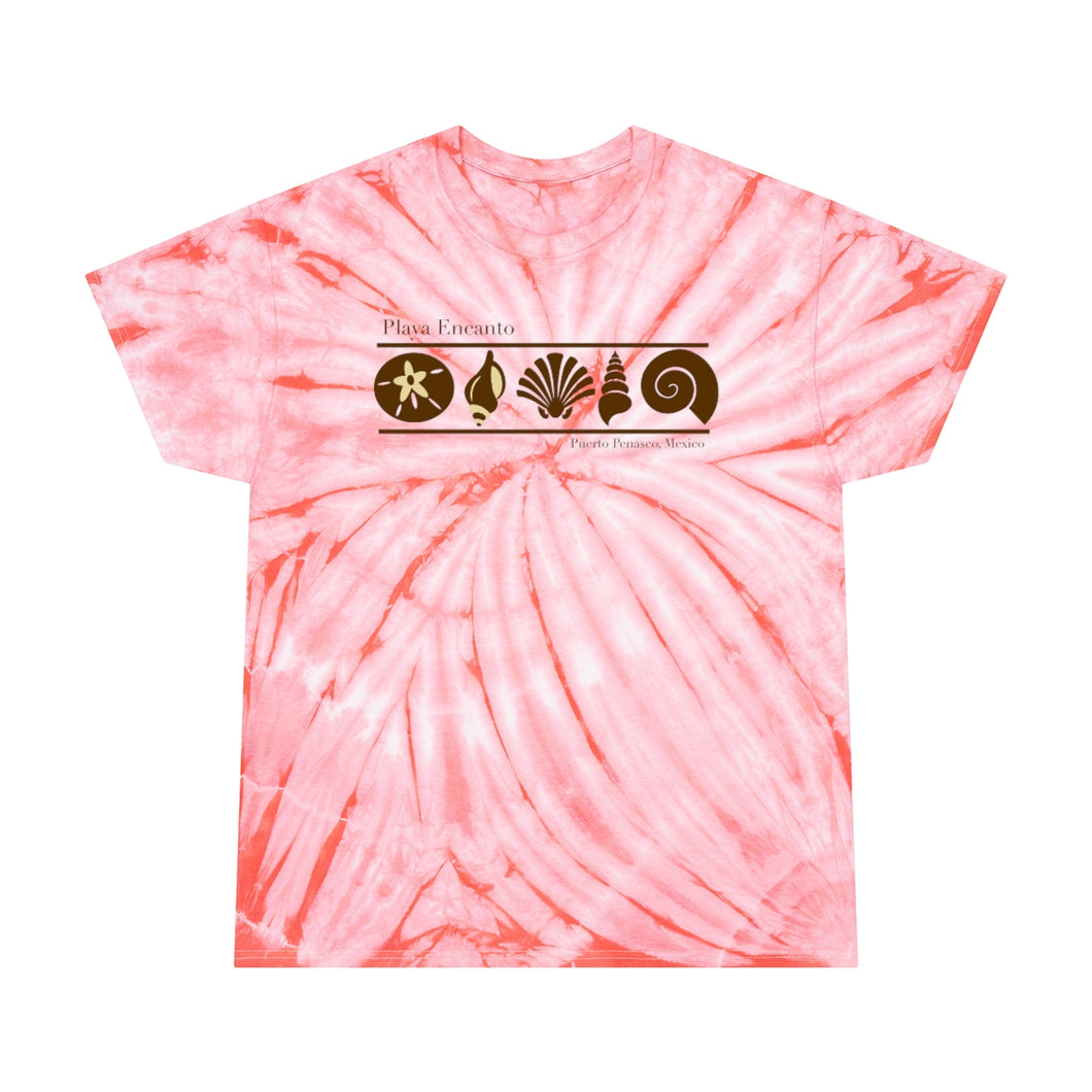 Playa Encanto 5 Shells Tie-Dye Tee, Cyclone