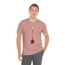 Load image into Gallery viewer, A F@#king Pencil John Wick 4 Bloody Pencil with Flame Unisex Jersey Short Sleeve Tee
