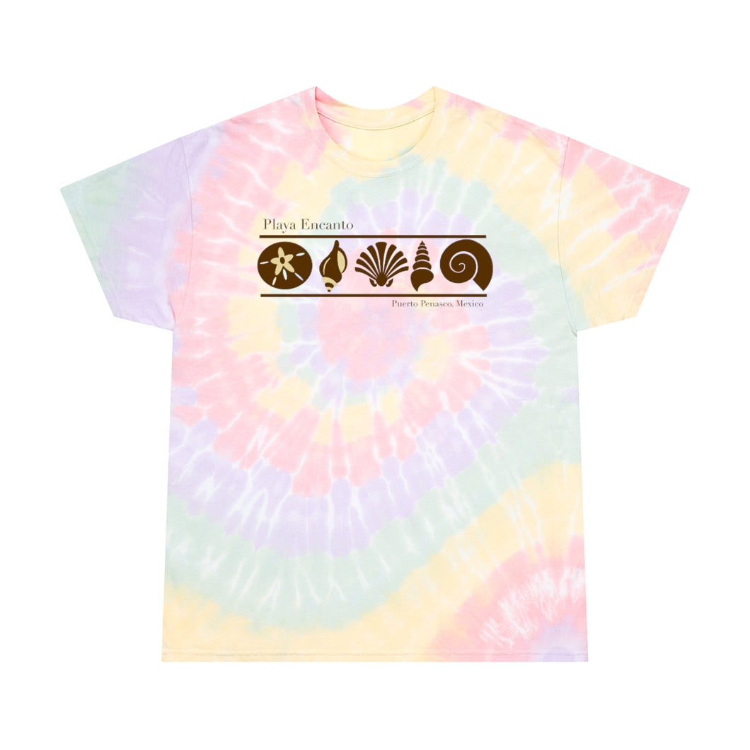 Playa Encanto 5 ShellsTie-Dye Tee, Spiral