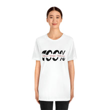 Load image into Gallery viewer, 100% Mom Wife Women Unisex Jersey Crew Neck T-shirt
