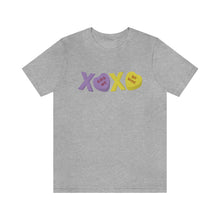 Load image into Gallery viewer, XOXO Kiss Me Be Mine Sweetheart Candy Valentines Day Unisex Jersey Short Sleeve Tee
