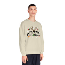 Load image into Gallery viewer, Merry Christmas Antlers Candy Canes Snowflake Unisex NuBlend® Crewneck Sweatshirt
