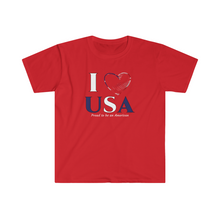 Load image into Gallery viewer, USA Proud to be an American Jersey Short Sleeve Tee
